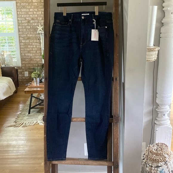 GOOD AMERICAN KHLOE KARDASHIAN GOOD LEGS STRETCH DENIM JEANS 16